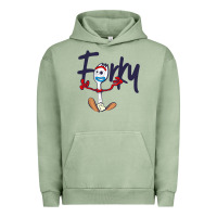 Pigment Oil Green forky Urban Hoodie - minhPixels