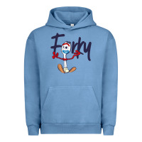 Pigment Pebble Blue forky Urban Hoodie - minhPixels