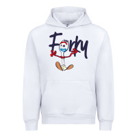 White forky Urban Hoodie - minhPixels