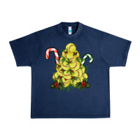 Navy Lightning Softball Christmas Tree Urban Heavy Tee - RanaPortraitStore
