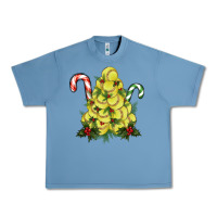 Pebble Blue Lightning Softball Christmas Tree Urban Heavy Tee - RanaPortraitStore