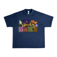 Navy spooky mama Urban Heavy Tee - CowGirlArtShop