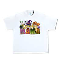 White spooky mama Urban Heavy Tee - CowGirlArtShop