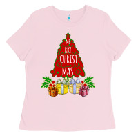 Bubblegum Pink Red Merry Christmas 2020 Ladies Tee - Bettercallsaul