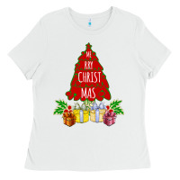 White Red Merry Christmas 2020 Ladies Tee - Bettercallsaul