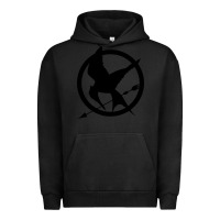Pigment Black hunger games spiral movie Urban Hoodie - minhPixels