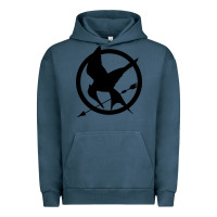 Pigment Midnight Navy hunger games spiral movie Urban Hoodie - minhPixels