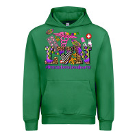 Emerald mardi gras  lvn licensed vocational nurse Urban Hoodie - AdoDesignShop