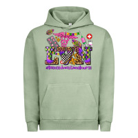 Pigment Oil Green mardi gras  lvn licensed vocational nurse Urban Hoodie - AdoDesignShop