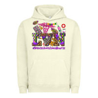Pigment Pistachio mardi gras  lvn licensed vocational nurse Urban Hoodie - AdoDesignShop