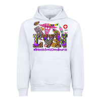 White mardi gras  lvn licensed vocational nurse Urban Hoodie - AdoDesignShop