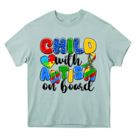Arona child with autism on board Heavy Core Tee - Artiststas
