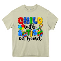 Mossy child with autism on board Heavy Core Tee - Artiststas