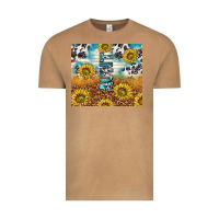 Vintage Camel aunt sunflower leopard glitter Vintage Tee - TumblerDesignByShophia