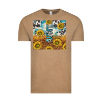 Vintage Coffee aunt sunflower leopard glitter Vintage Tee - TumblerDesignByShophia