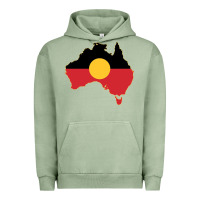 Pigment Oil Green my family always will be Urban Hoodie - minhPixels