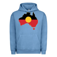 Pigment Pebble Blue my family always will be Urban Hoodie - minhPixels