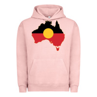 Pigment Salmon my family always will be Urban Hoodie - minhPixels