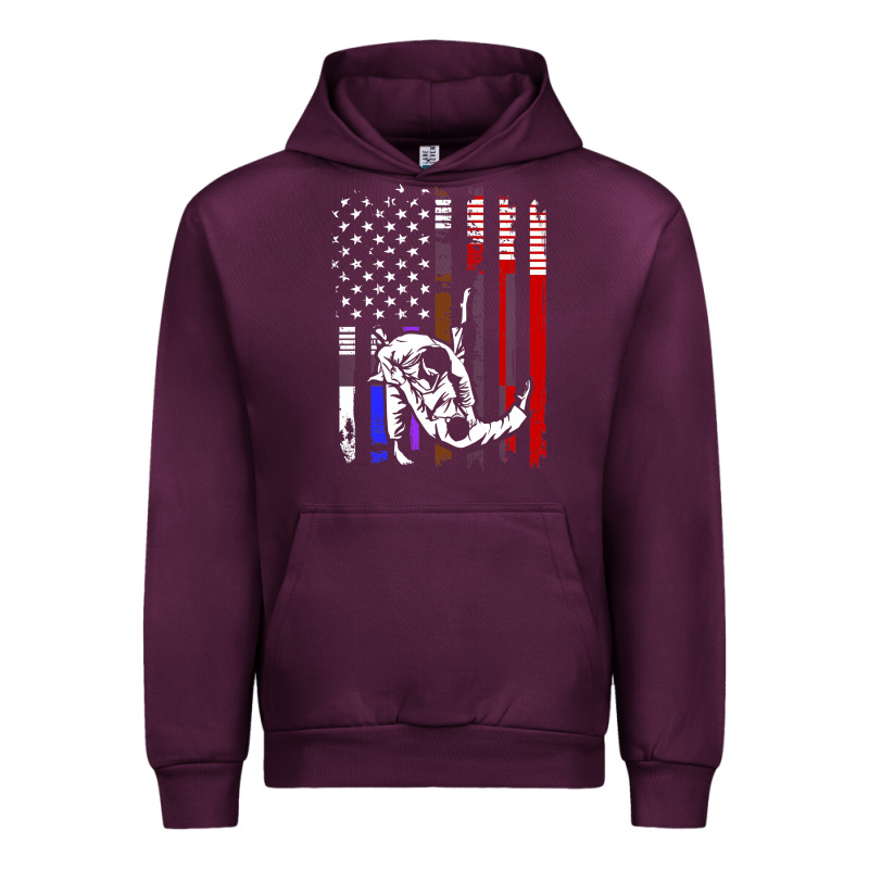 B.ra.zi.li.an J.i.u Jit.su Stars & Stripes Rank B.j Flag Shirt Urban Hoodie by minhPixels | Teevron