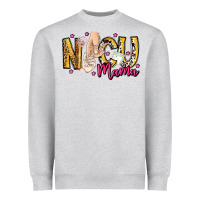 Heather Grey Nicu Mama Heavyweight Sweatshirt - CowhideDigitalArt