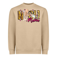 Mushroom Nicu Mama Heavyweight Sweatshirt - CowhideDigitalArt