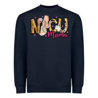 Navy Nicu Mama Heavyweight Sweatshirt - CowhideDigitalArt