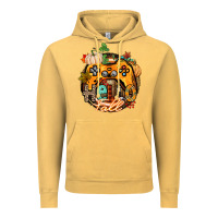 Vintage Mustard hello fall gamer Vintage Hoodie - CowGirlArtShop