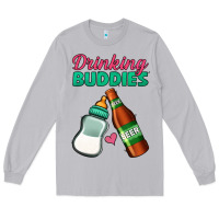 Moon Dust Drinking Buddies Long Sleeve Tee - Jasminsmagicworld