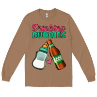 Toasted Coconut Drinking Buddies Long Sleeve Tee - Jasminsmagicworld