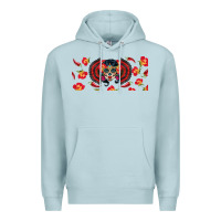 Sugar Skull Rose Libbey Glass Premium Hoodie | Teevron