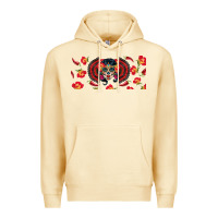 Pina Colada sugar skull rose libbey glass Premium Hoodie - BundleAndBundleShop