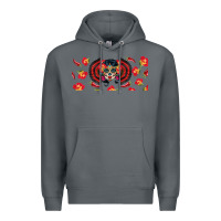 Rock sugar skull rose libbey glass Premium Hoodie - BundleAndBundleShop