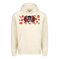 Tofu sugar skull rose libbey glass Premium Hoodie - BundleAndBundleShop