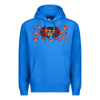 True Royal sugar skull rose libbey glass Premium Hoodie - BundleAndBundleShop