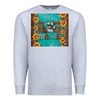 Heather Grey dog mama Premium Sweatshirt - Artiststas