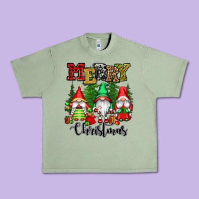 Merry Christmas Gnomes Urban Heavy Tee Designed By Cowgirlartshop