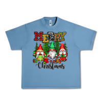 Pebble Blue merry christmas gnomes Urban Heavy Tee - CowGirlArtShop