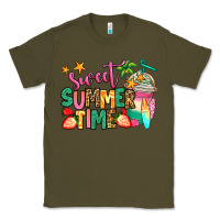 Army Green sweet summer time iced coffee Classic Tee - Jasminsmagicworld