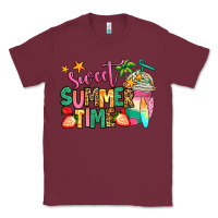 Burgundy sweet summer time iced coffee Classic Tee - Jasminsmagicworld