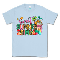 Dusty Blue sweet summer time iced coffee Classic Tee - Jasminsmagicworld