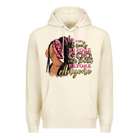 Sandshell She who kneels before god can stand before anyone Premium Hoodie - RanaPortraitStore