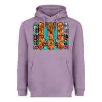 Lavender basketball serape cowhide turquoise leopard glitter  brushstrokes Heavyweight Hoodie - Artiststas