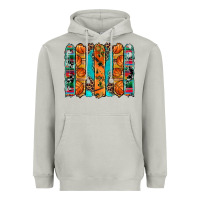 Moon Dust basketball serape cowhide turquoise leopard glitter  brushstrokes Heavyweight Hoodie - Artiststas