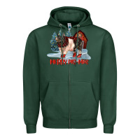 Sports Green merry pigmas Zipper Hoodie - LillyAllenDesigns