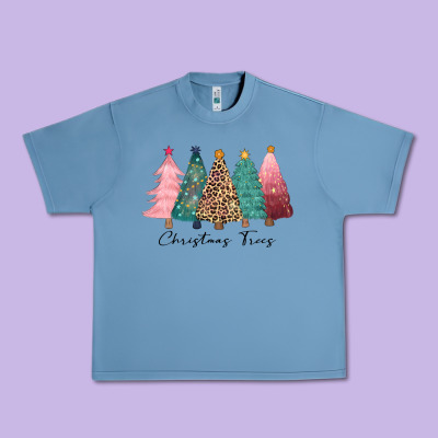 Christmas Trees Urban Heavy Tee Designed By Cowgirlartshop