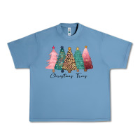 Pebble Blue christmas trees Urban Heavy Tee - CowGirlArtShop