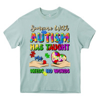 Arona someone with autism has taught me love needs no wo Heavy Core Tee - Artiststas