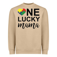 Mushroom one lucky mama Heavyweight Sweatshirt - CowhideDigitalArt