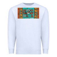 White dog mama license plate Premium Sweatshirt - Artiststas