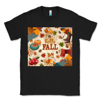 Black Hello Fall Classic Tee - texasbilliewilder